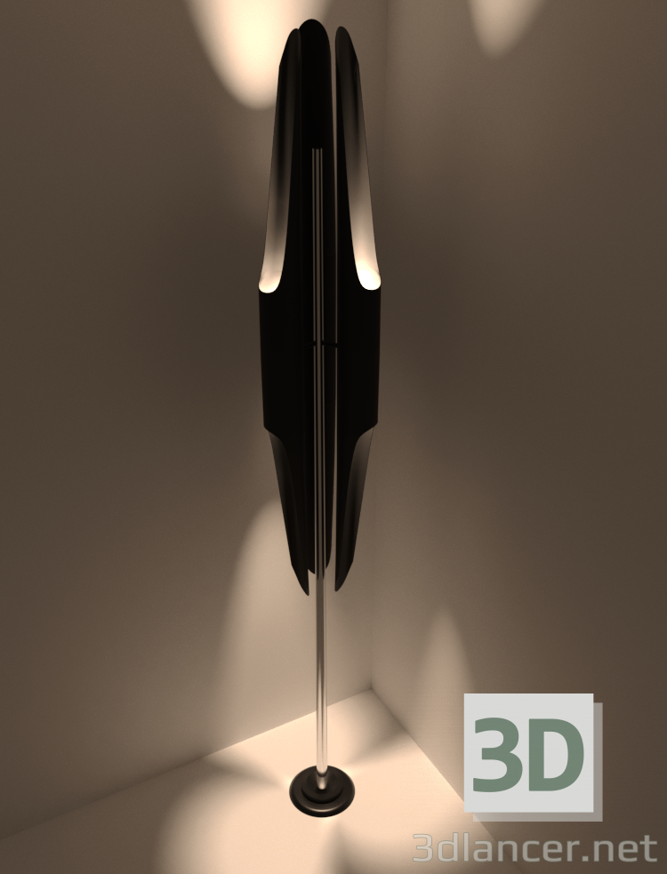 3d model Lámpara de pie AY - vista previa