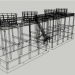 3d Fan Cooling Tower model buy - render