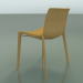 3d model Chair 2088 (4 wooden legs, with front trim, natural oak) - preview