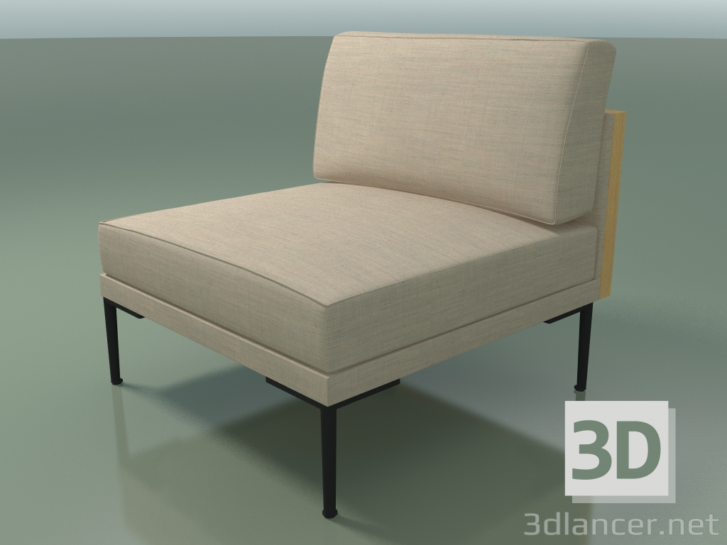 3D modeli Merkezi modül 5212 (Doğal meşe) - önizleme