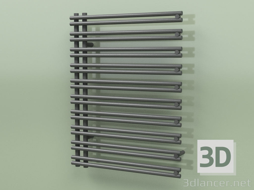 3d model Heated towel rail - Ratea (800 x 600, RAL - 9005) - preview