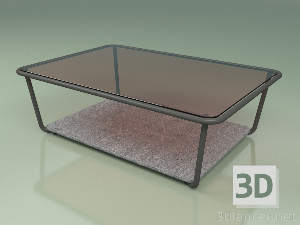 3d модель Стіл кавовий 002 (Bronzed Glass, Metal Smoke, Luna Stone) – превью