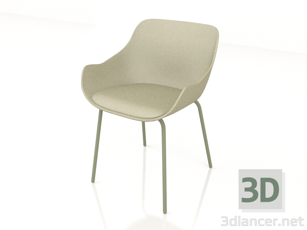 3D modeli Sandalye Baltık Klasik BL4P1 - önizleme