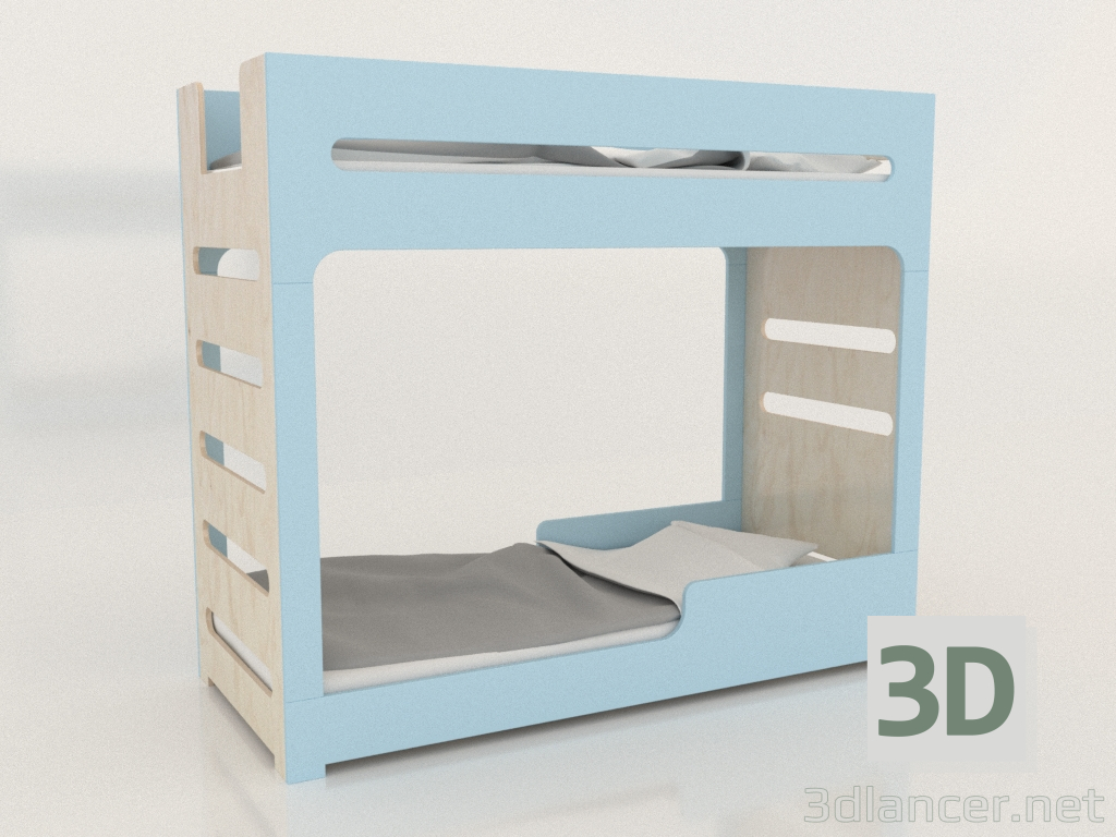 3D Modell Etagenbett MODE F (UBDFA1) - Vorschau