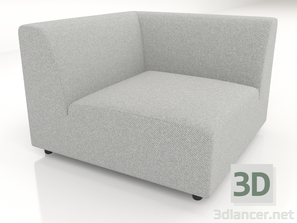 3d model Módulo sofá esquinero (XL) 100 - vista previa