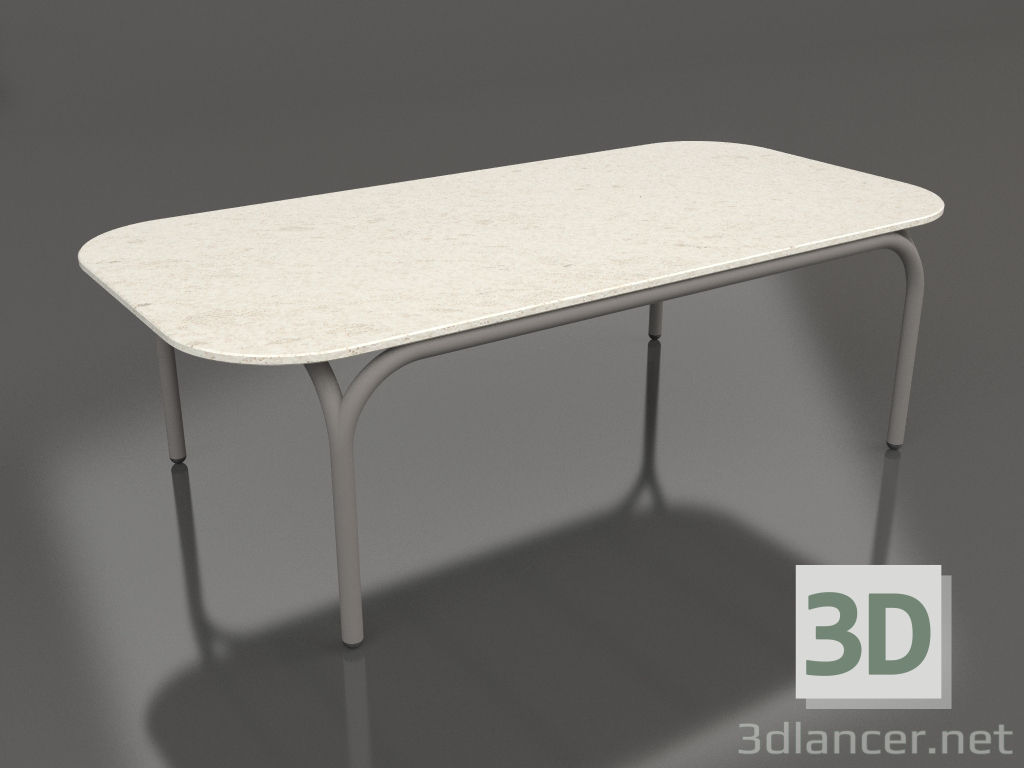 3d model Mesa de centro (Gris cuarzo, DEKTON Danae) - vista previa