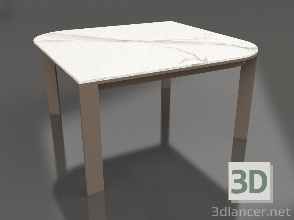 3d model Mesa de centro 70 (Bronce) - vista previa