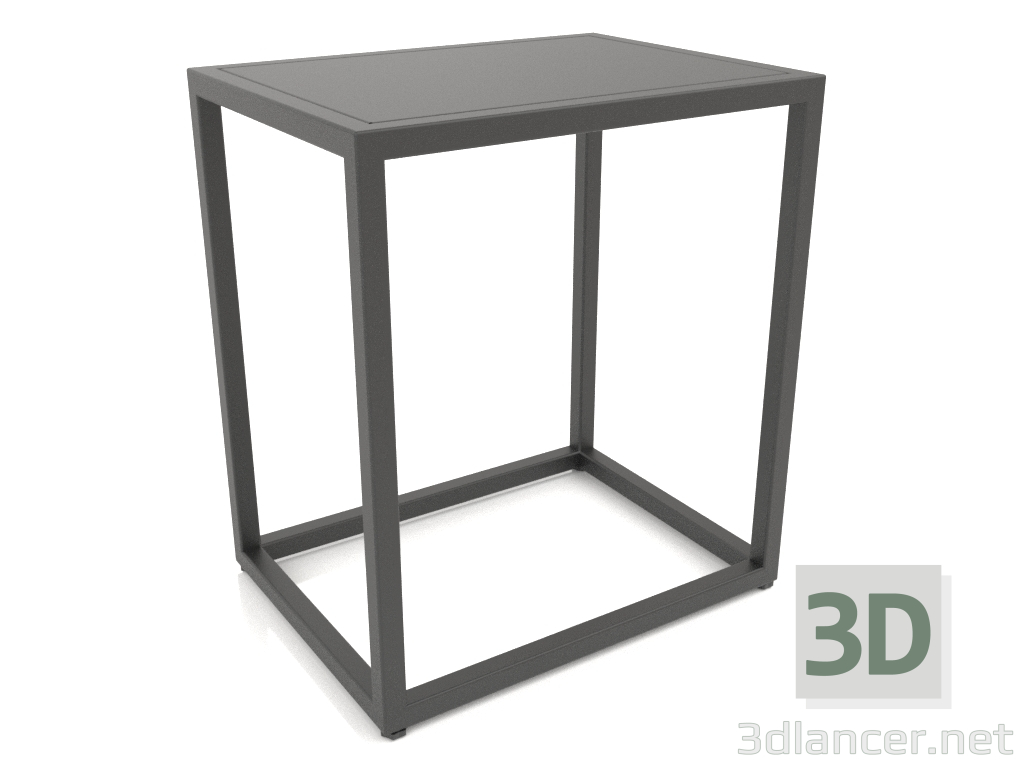 3d model Rectangular coffee table (METAL, 40X30X44) - preview