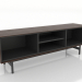 modèle 3D Meuble TV 3 1450 mm (noyer foncé) - preview
