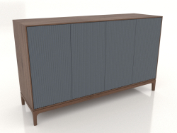 Mobile TV FARGO con frontali fresati 1600x500x950 mm (ardesia, rovere tabacco, opzione 1)