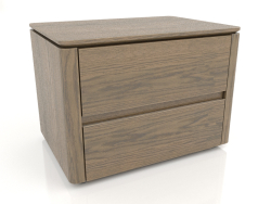 Nightstand, oak veneer finish W (55x39.5x40.3 cm)