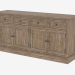 modello 3D CREDENZA buffet ROVERE (8810.0005) - anteprima