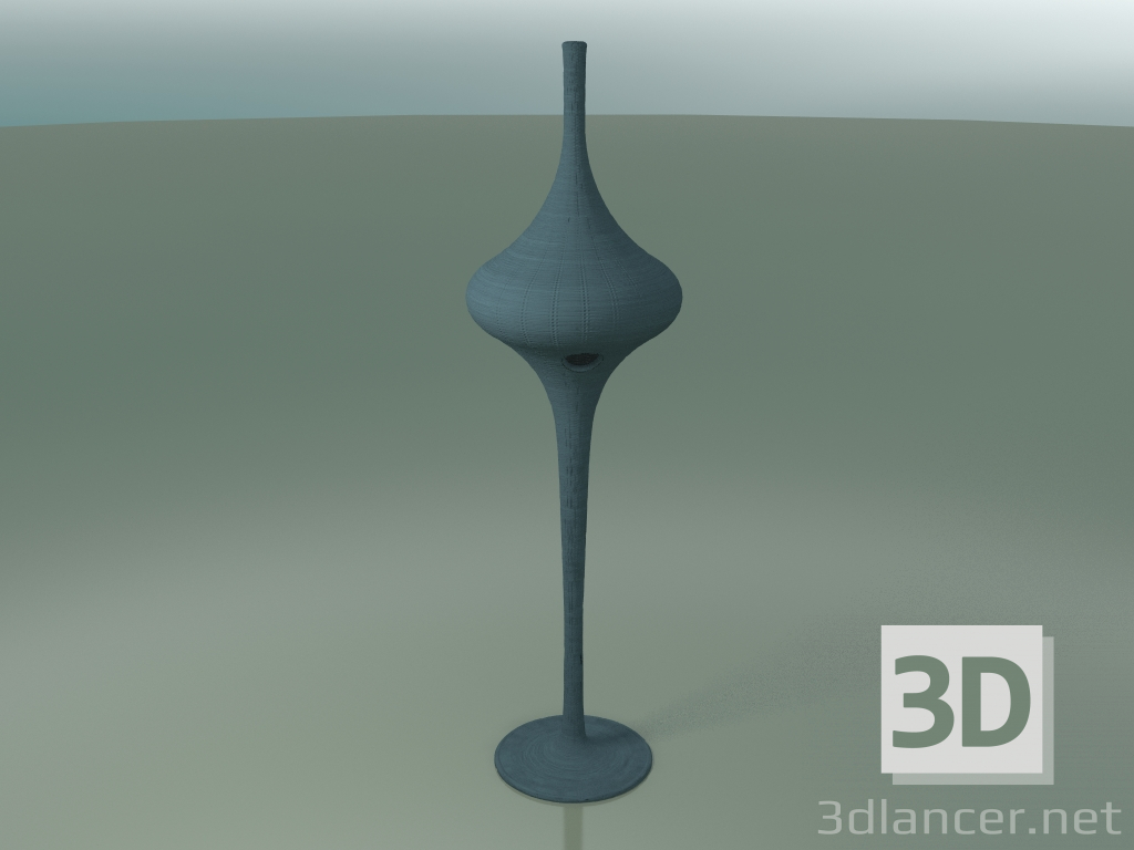 modèle 3D Lampadaire (L, laqué Air Force Blue) - preview