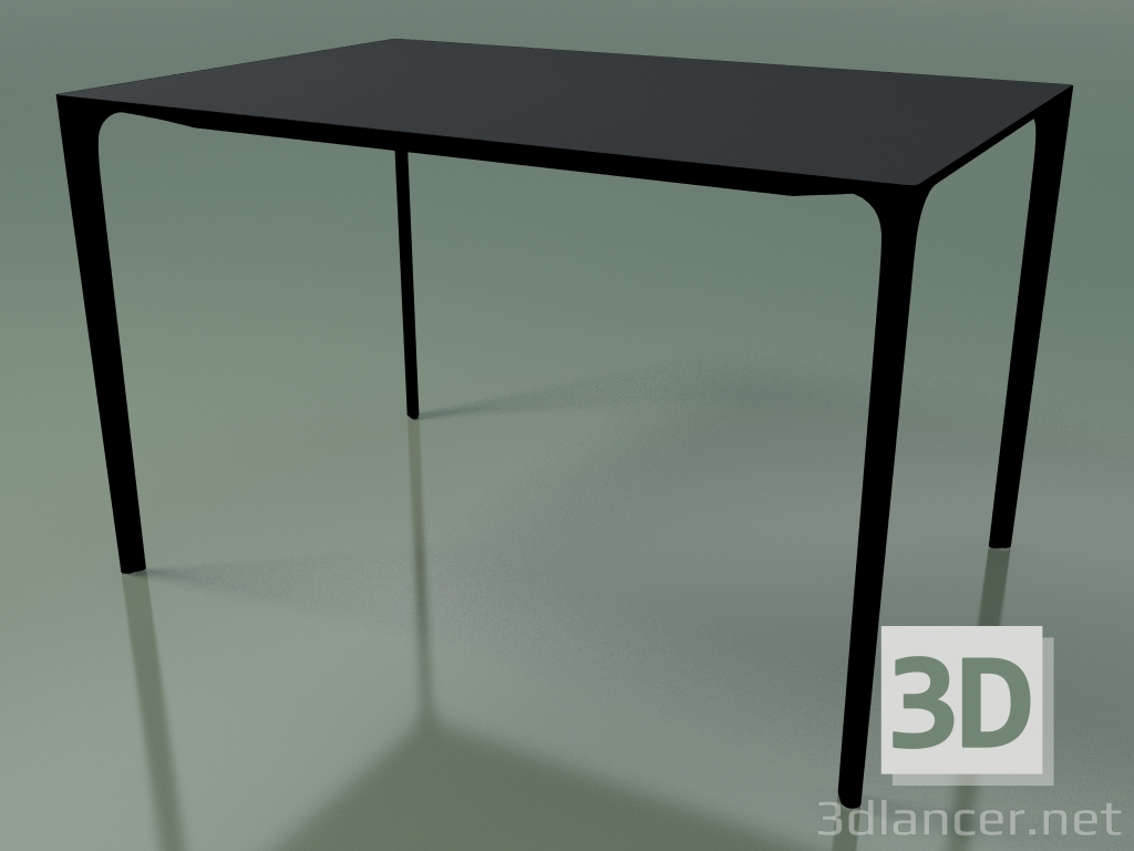 3D Modell Rechteckiger Tisch 0801 (H 74 - 79x120 cm, Laminat Fenix F06, V39) - Vorschau