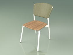 Chaise 020 (Métal Lait, Olive)