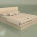 3d model Double bed Mn 2018-1 (Champagne) - preview