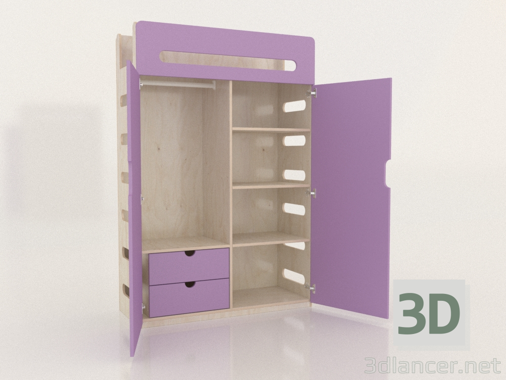 modèle 3D Armoire ouverte MOVE WC (WLMWC2) - preview