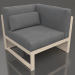 3D Modell Modulares Sofa, Abschnitt 6 rechts, hohe Rückenlehne (Sand) - Vorschau