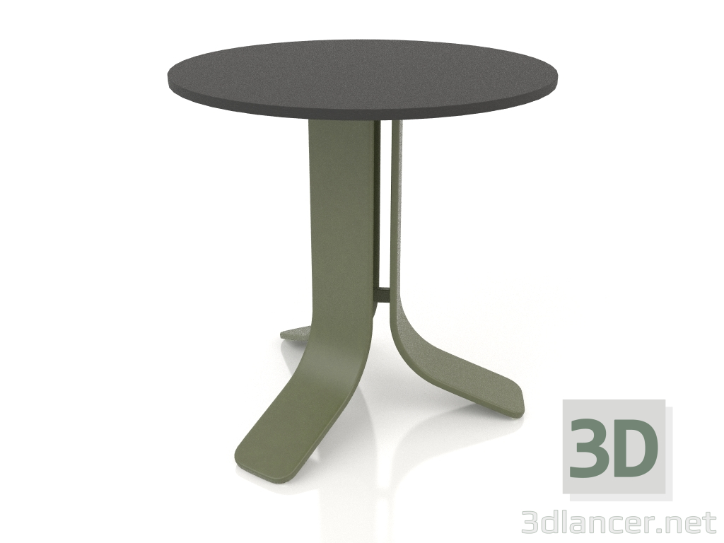 modello 3D Tavolino Ø50 (Verde oliva, DEKTON Domoos) - anteprima