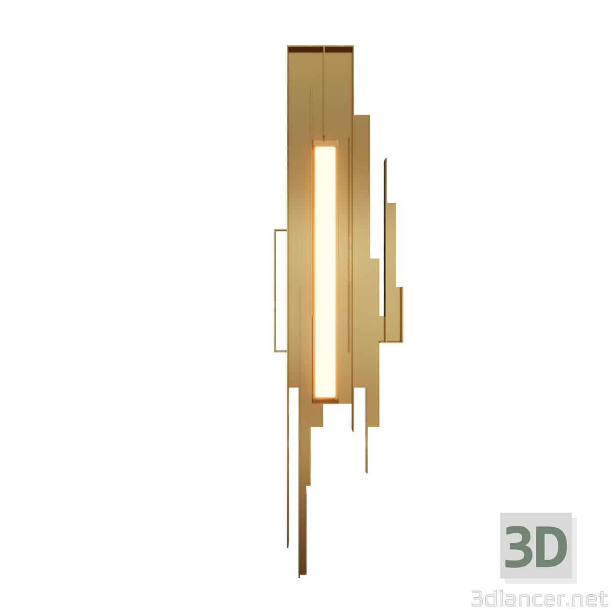 Modelo 3d Inodesign Flowing Metal Esquerdo 44.878 - preview