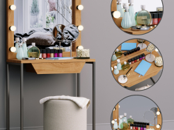 Conjunto decorativo Dressing table MakeUP set