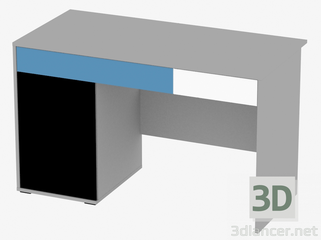 3d модель Стол письменный 1D-2S (TYPE LASB01) – превью