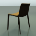 3d model Chair 2088 (4 wooden legs, with upholstery in the front, wenge) - preview