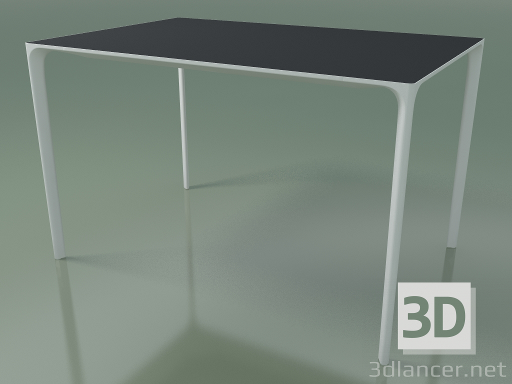 modèle 3D Table rectangulaire 0801 (H 74 - 79x120 cm, stratifié Fenix F06, V12) - preview