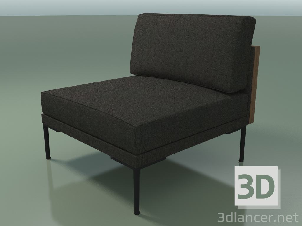 3d model Módulo central 5212 (Nogal) - vista previa