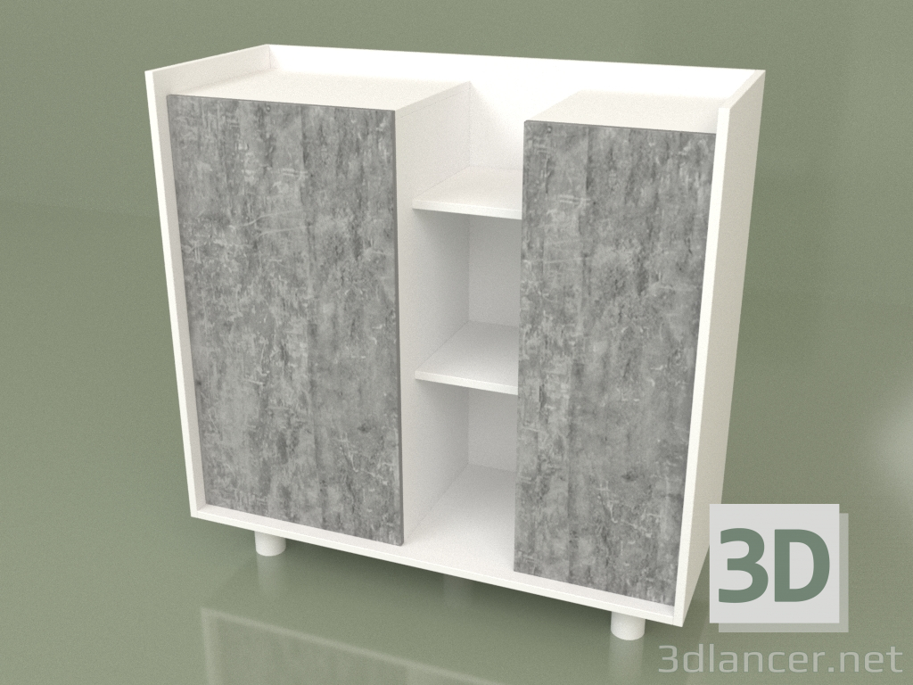 modello 3D Cassettiera (30342) - anteprima