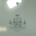 3d model Hanging chandelier 10096-8 (chrome) - preview