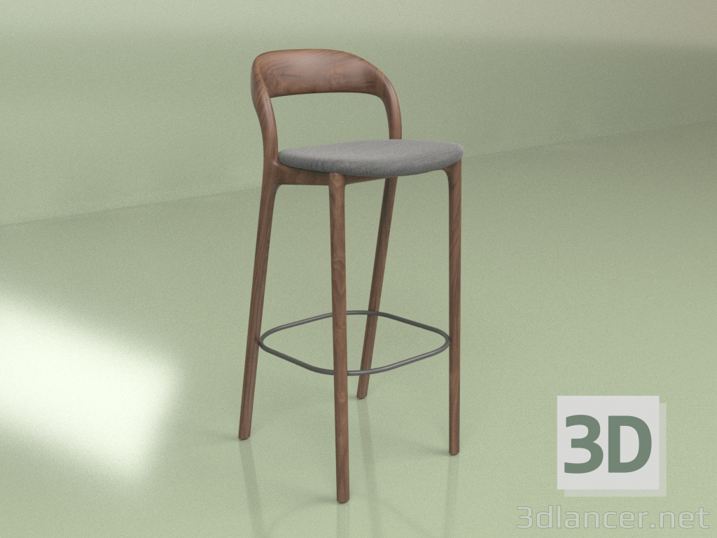 Modelo 3d Banco semi-bar Canadá - preview