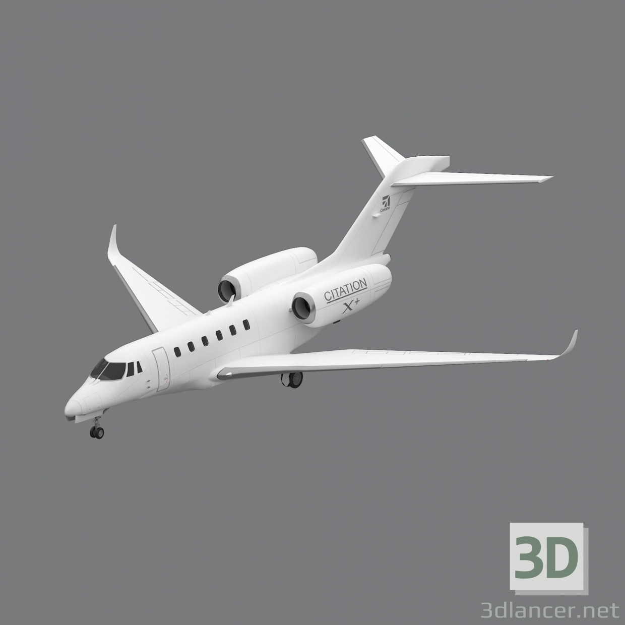 3d Cessna Citation X модель купити - зображення