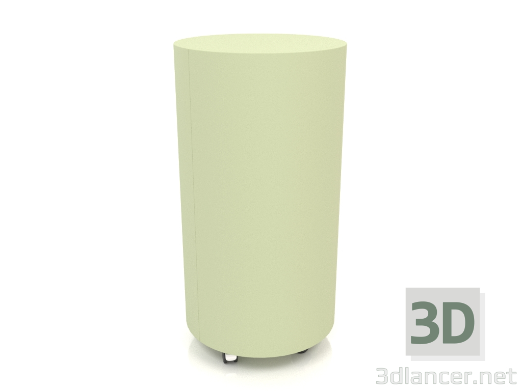 3d model Cabinet on wheels TM 09 (D=503х981, light green) - preview