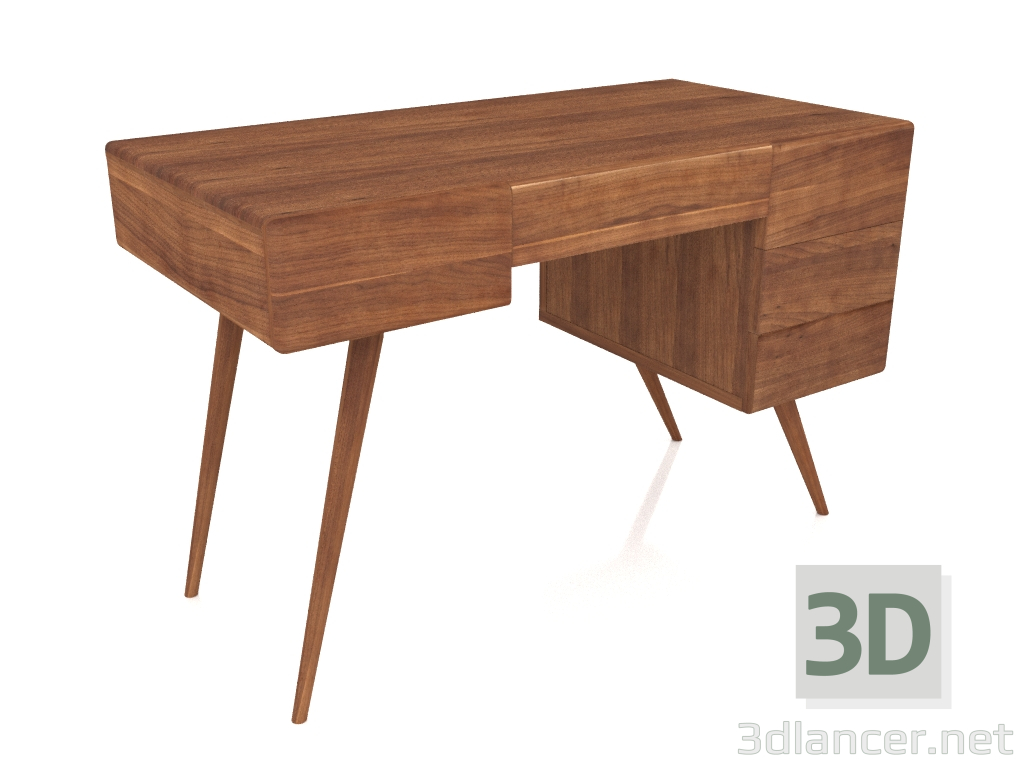 modèle 3D Bureau Hackney - preview