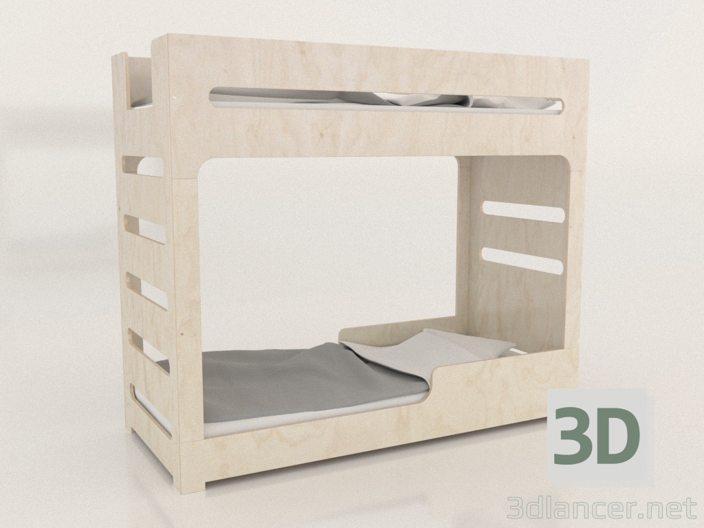 3D Modell Etagenbett MODE F (UNDFA1) - Vorschau