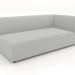 3d model Corner sofa module (XL) 173 extended right - preview