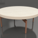 3d model Round coffee table Ø90x36 (Sand, DEKTON Danae) - preview