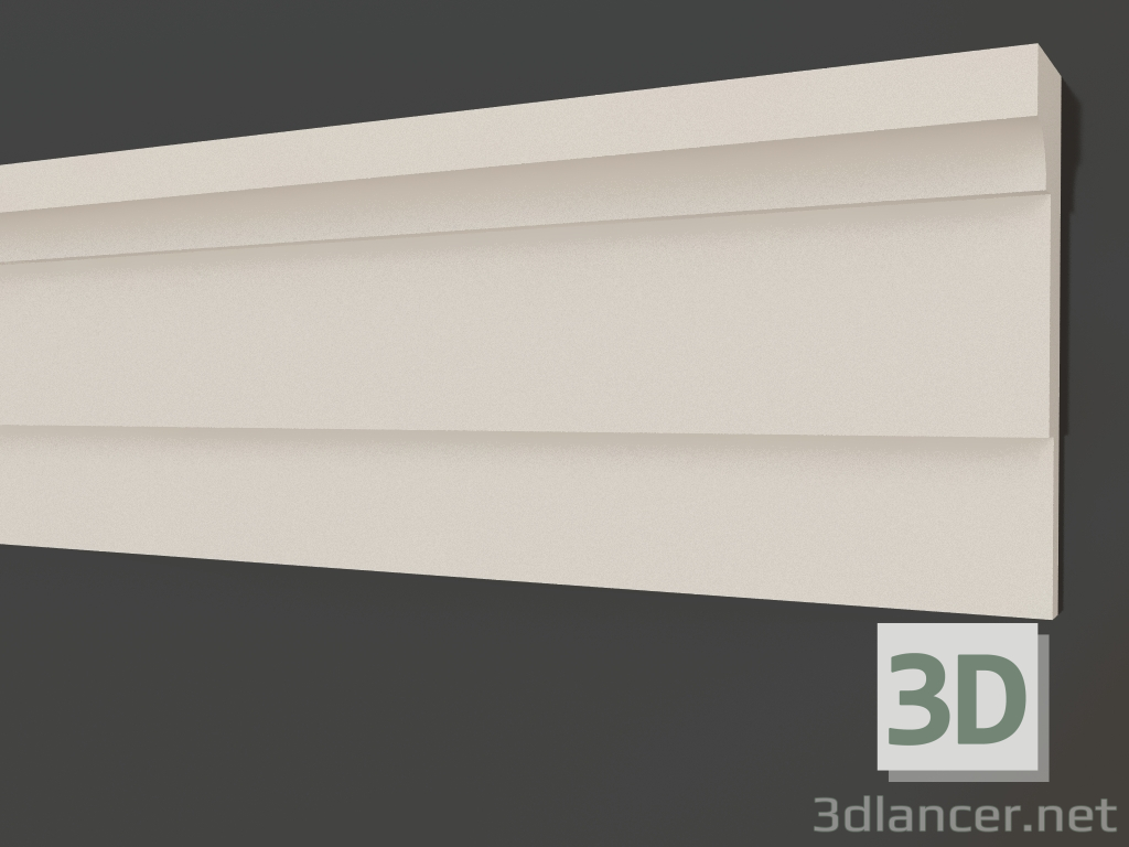 3d model Plaster molding LG 085 (150x40) - preview