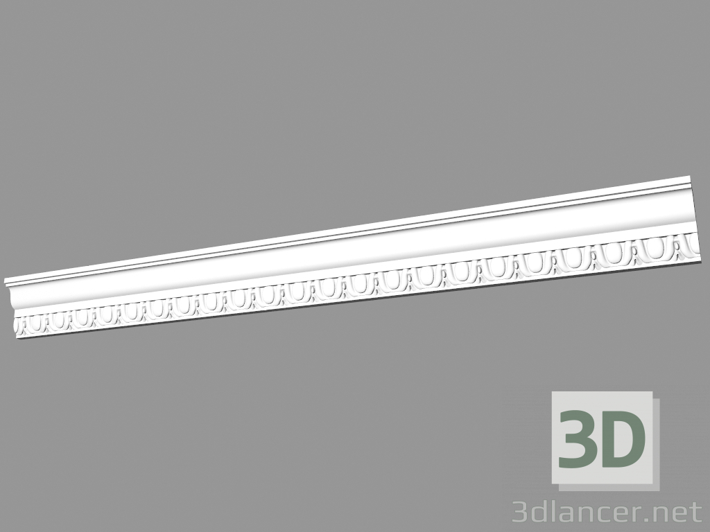 3d model Molded cornice (КФ16) - preview