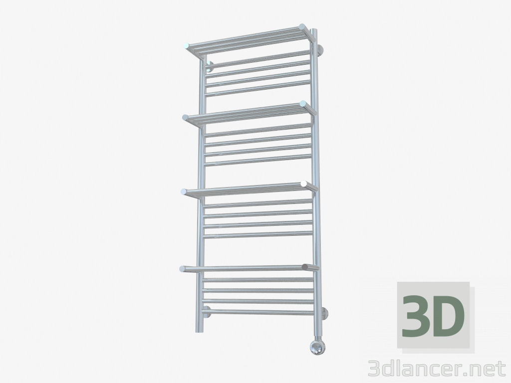 modello 3D Radiatore Bohema +4 ripiani (1200x500) - anteprima