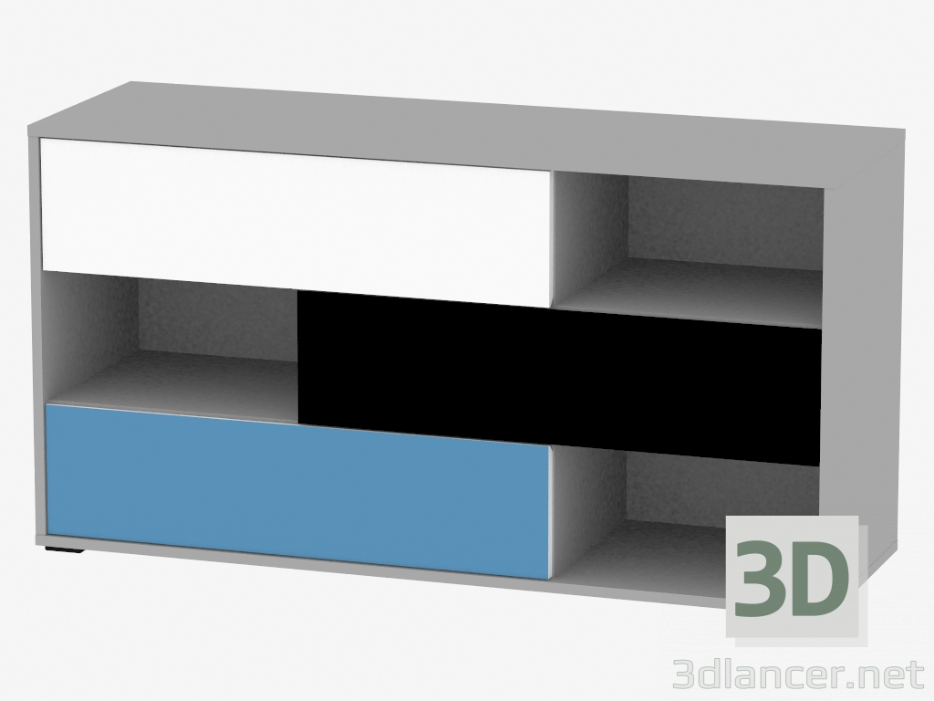 Modelo 3d Gabinete 3S (TIPO LASK01) - preview