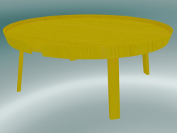 Mesa de centro Around (Extra Large, Amarelo)