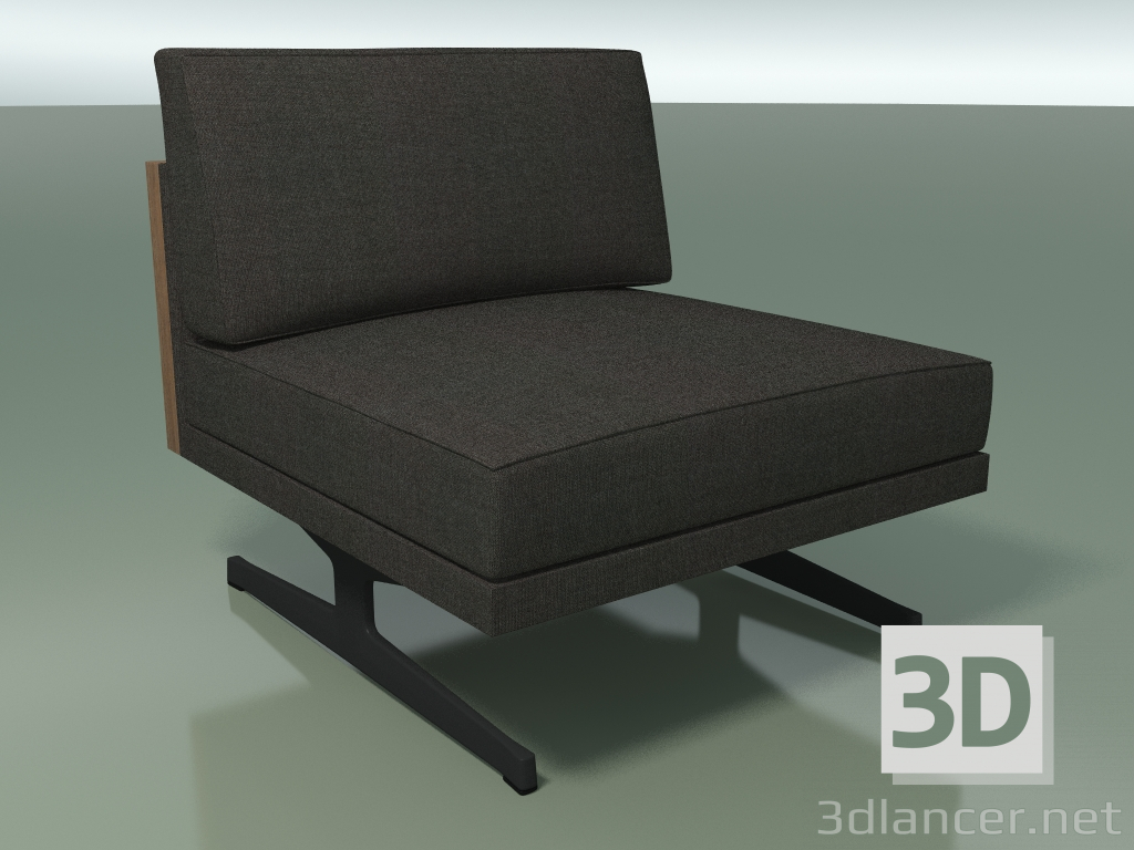 3d model Central module 5212 (H-legs, Walnut) - preview