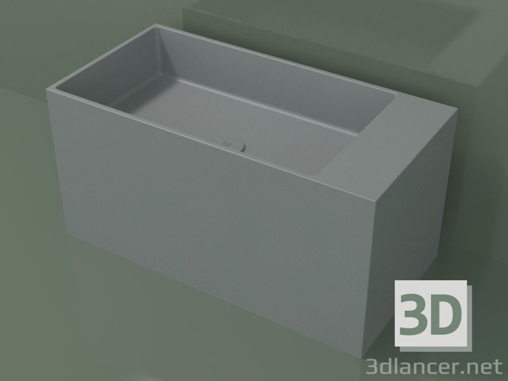 3d model Lavabo sobre encimera (01UN42102, Silver Grey C35, L 72, P 36, H 36 cm) - vista previa