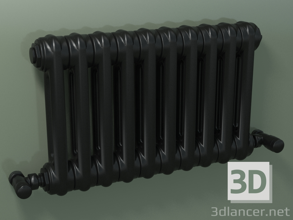 Modelo 3d Radiador tubular PILON (S4H 2 H302 10EL, preto) - preview