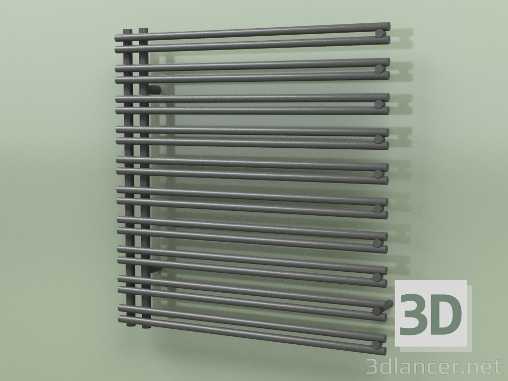 3d model Heated towel rail - Ratea (800 x 750, RAL - 9005) - preview