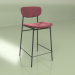 3d model Silla semi-bar Madrid (burdeos) - vista previa