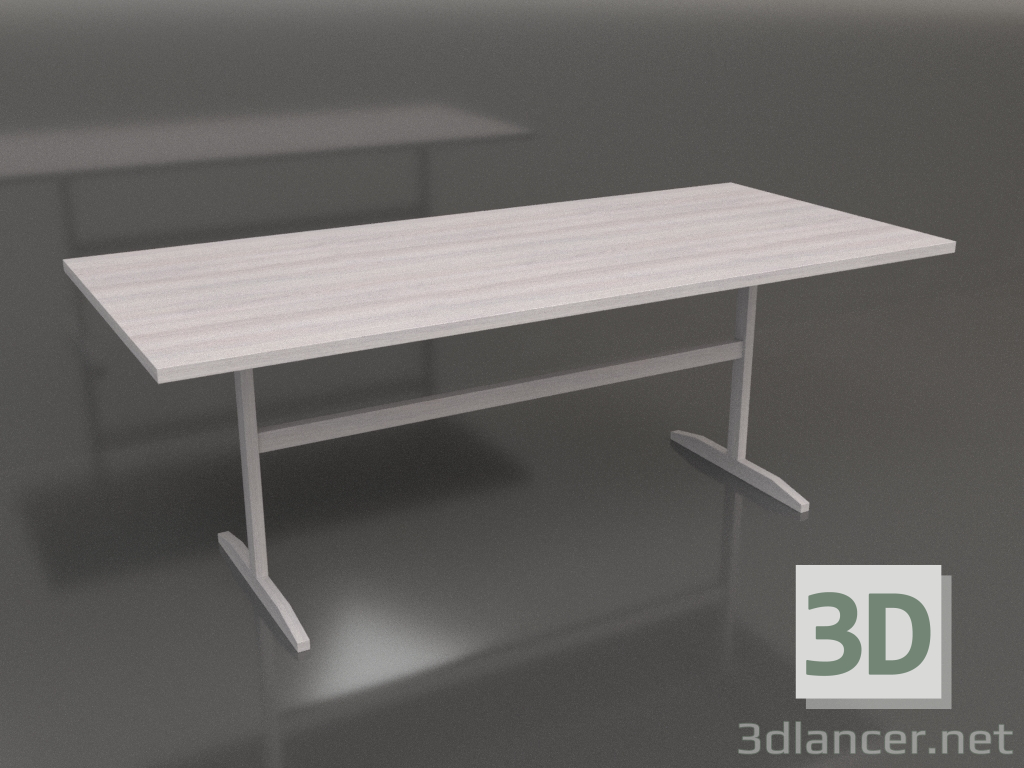 3d model Dining table DT 12 (2000x900x750, wood pale) - preview