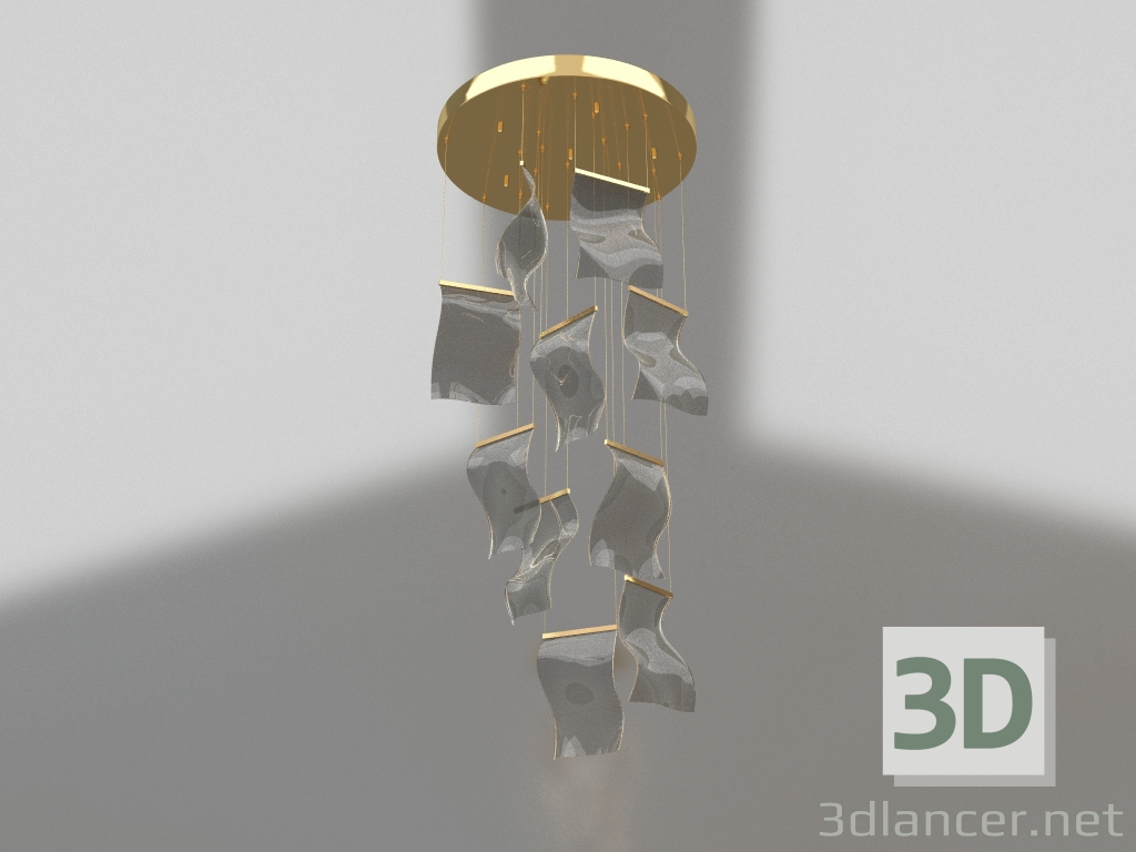 modèle 3D Pendentif Lior or (08035-10A,33) - preview